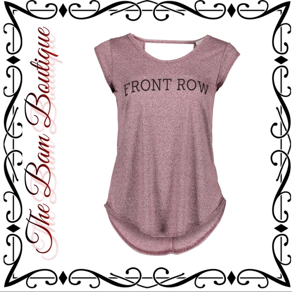 Hippie Chic ‘Front Row’ Drape-Back Hi-Low Tee